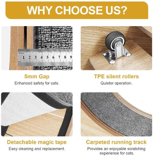 Cat Exercise Treadmill With Carpeted Runway My Store