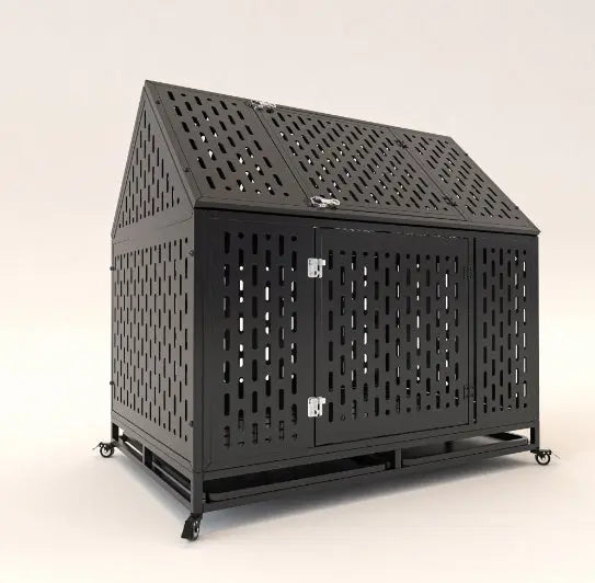 Heavy Duty Dog Crate 45 Inch Indestructible Pet Dog Cage My Store