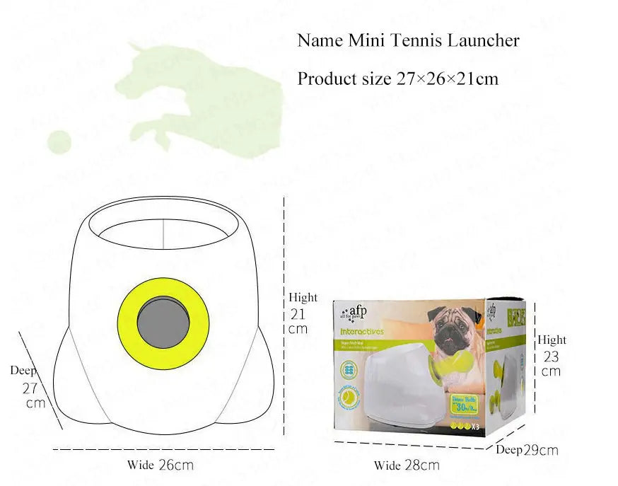 Dog Pet Automatic Interactive Ball Launcher My Store