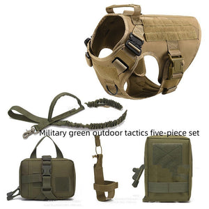 Tactical Dog Harness Pet German Shepherd K9 Training Vest Dog