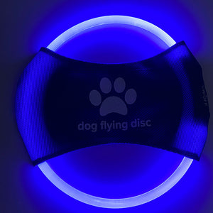 Dog Flying Discs Light Glowing LED Luminous Trainning Interactive Toys Game