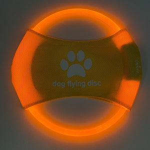 Dog Flying Discs Light Glowing LED Luminous Trainning Interactive Toys Game