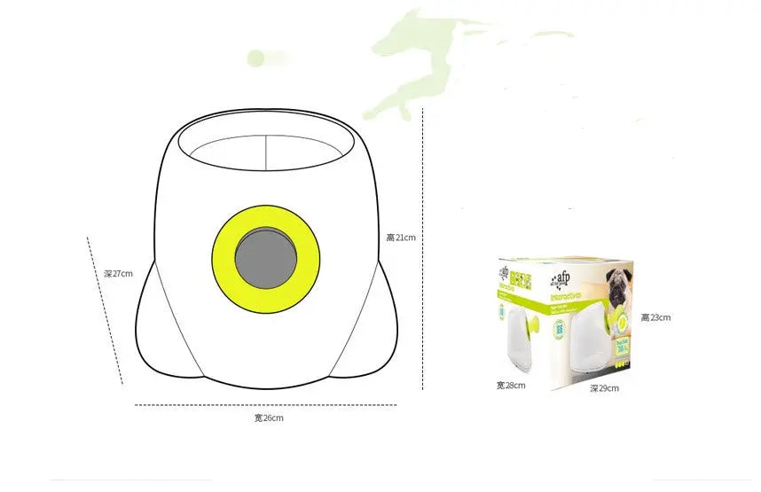 Dog Pet Automatic Interactive Ball Launcher My Store