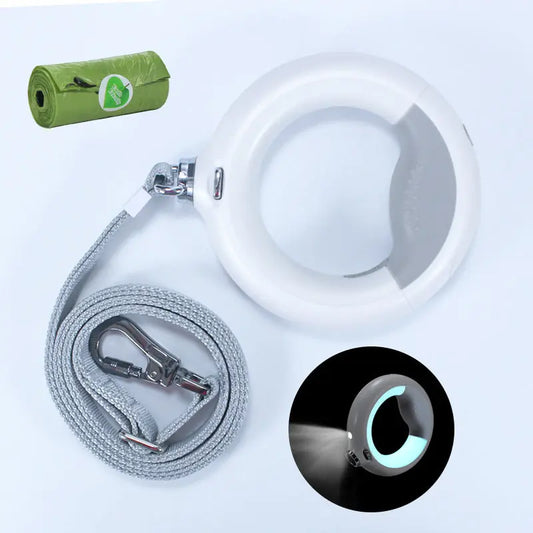 Luminous Automatic Telescopic Dog Rope Lamp Pets Products My Store